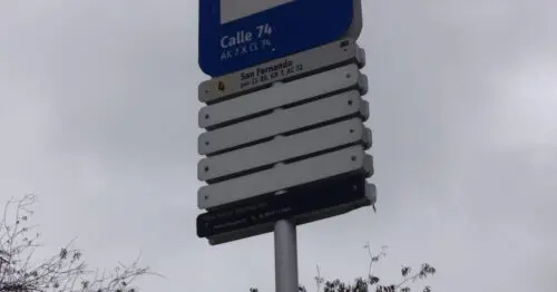 PARADERO SITP CALLE 74  367A00